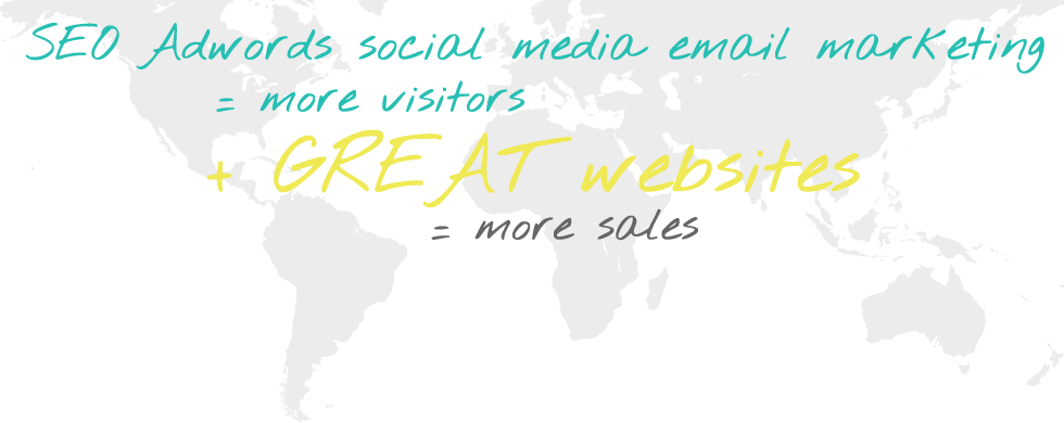 SEO Adwords social media email marketing plus great website design